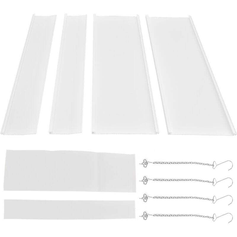 Stücke Zentrale Klimaanlage Wind Schild Kalten Wind Deflektor Klimaanlage Outlet Schallwand 45x45cm