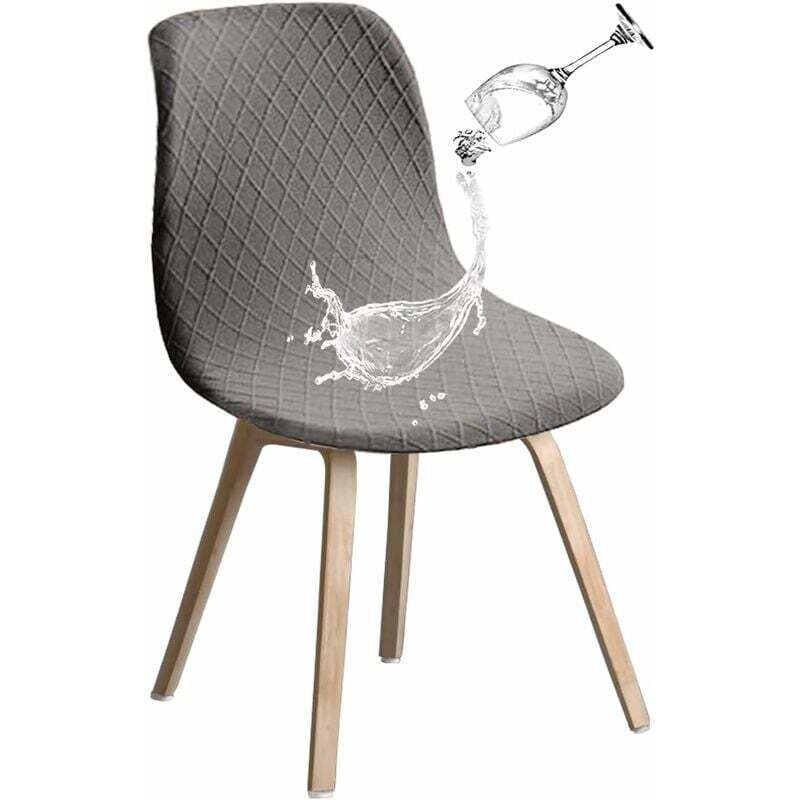 Stuhlhussen mit Muschelstruktur, Retro-Stuhlhussen, Spandex-Stretch-Eckstuhl-Schonbezüge für Esszimmer, Küche, Party, Bankett, Club, Heimdekoration