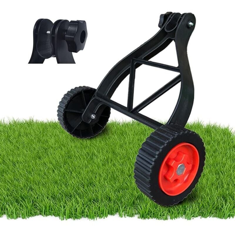 Stützräder für Rasentrimmer, Freischneider, handgeführte Freischneider, verstellbare Stützräder, Zubehör für Rasentrimmer, Rasenmäher, Fadentrimmer