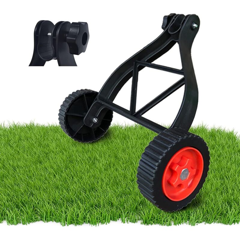 Stützräder für Rasentrimmer, Freischneider, handgeführte Freischneider, verstellbare Stützräder, Zubehör für Rasentrimmer, Rasenmäher, Fadentrimmer