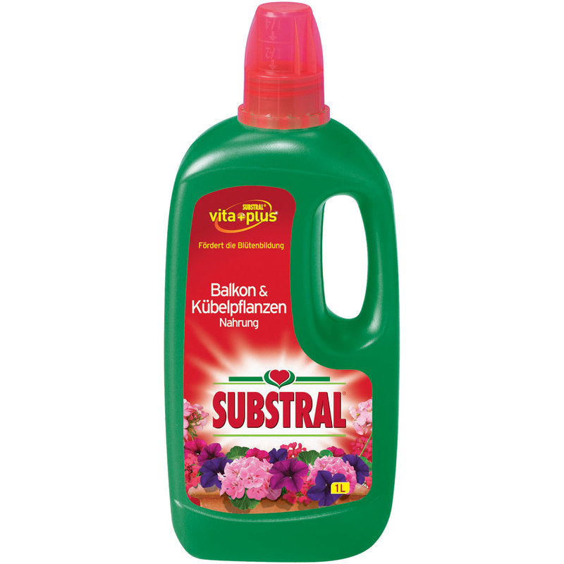 Balkon- und Kübelpflanzen-Nahrung - 1 Liter - Substral