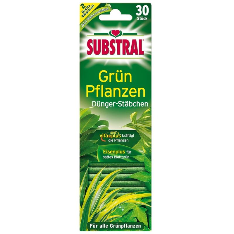 Dünger-Stäbchen für Grünpflanzen - 30 Stück - Substral