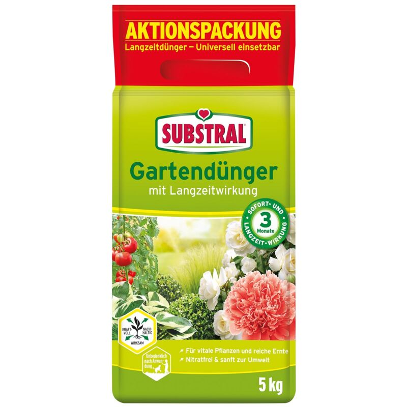 Gartendünger mit Langzeitwirkung 5 kg Dünger - Substral