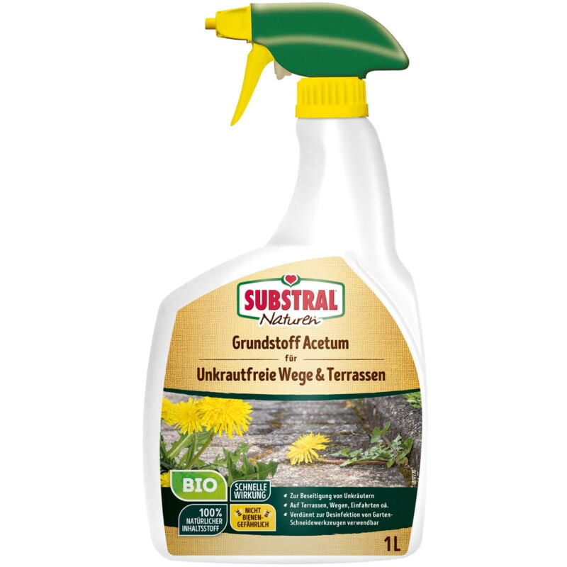 Evergreen - Substral Naturen Grundstoff Acetum Bio Unkrautfrei 1 l Dünger