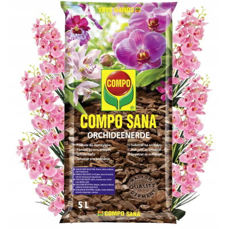 Substrat für Orchideen und Orchideen 5l Erde