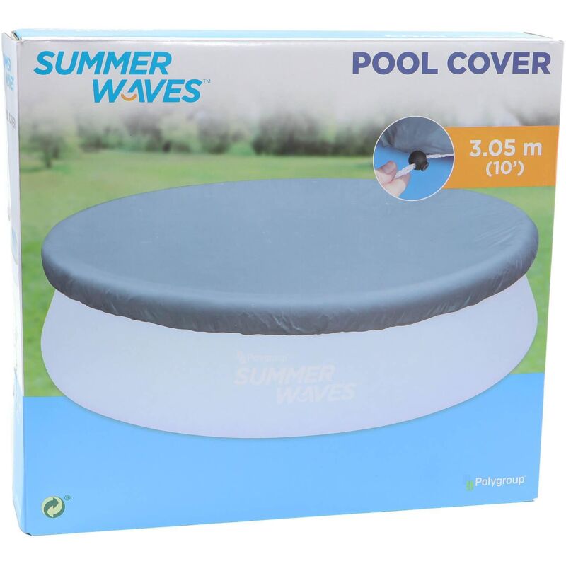 Bodenabdeckung für runde selbsttragende Pools Summer Waves Ø 3,05m