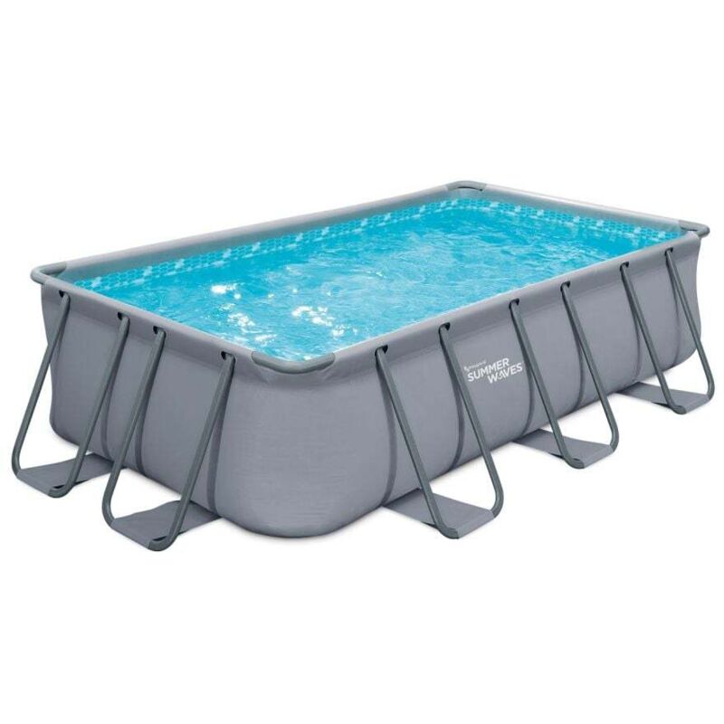 Summer Waves - Pool Elite Frame Rectangular 4 m x 2 m x 1 m Pool