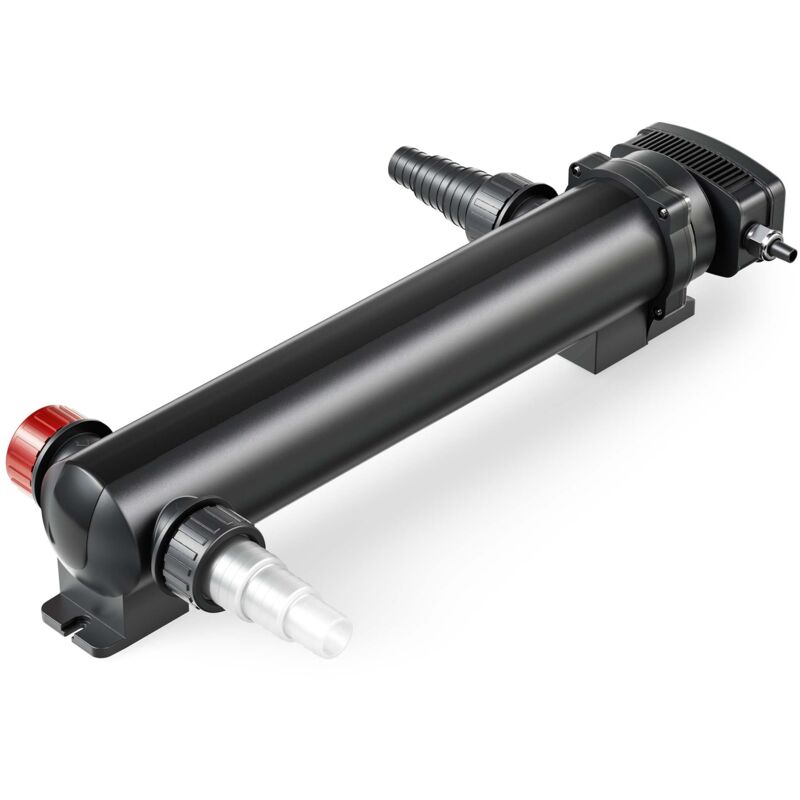 SunSun CUV-324 Teichklärer 5000 l/h / 24 W UVC, Vorklärgerät für Teichfilter & Teichpumpe, Wasserklärer mit UV-Lampe, Lichtfilter zur Algenbekämpfung