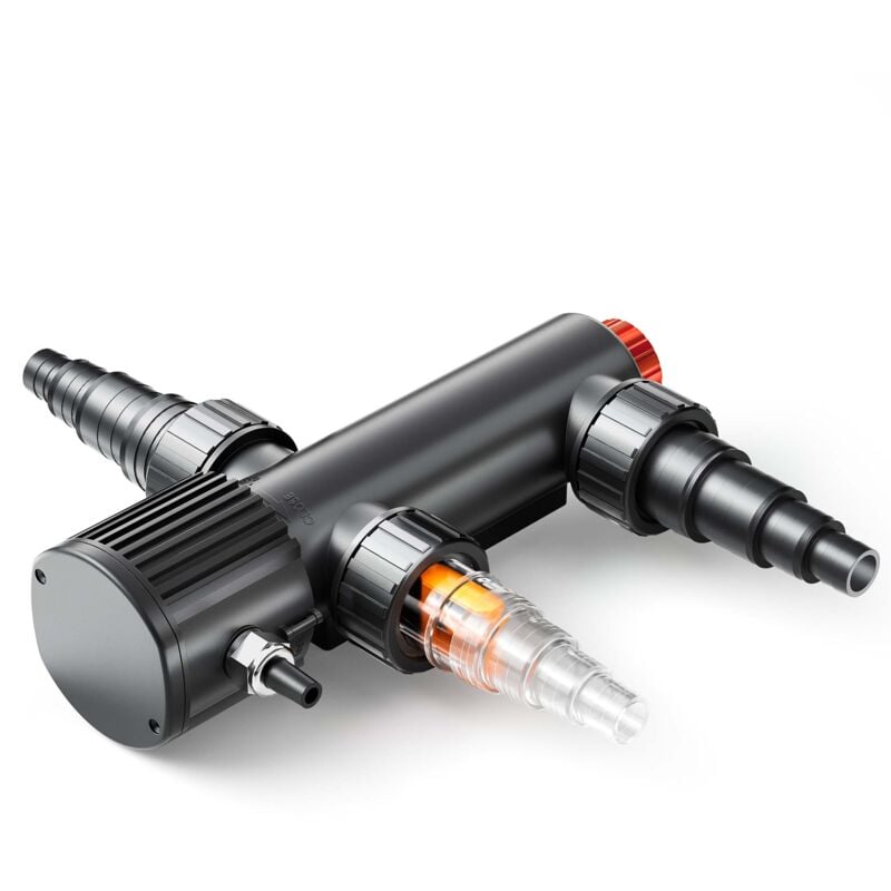 CUV-209 Teichklärer 1500 l/h / 9 w uvc, Vorklärgerät für Teichfilter & Teichpumpe, Wasserklärer mit UV-Lampe, Lichtfilter zur Algenbekämpfung - Sunsun