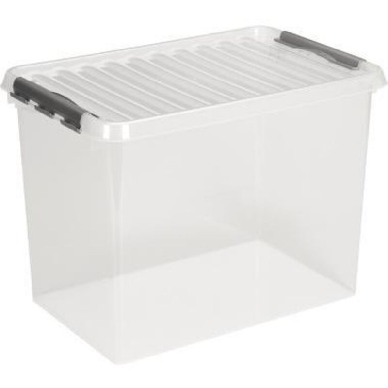 Aufbewahrungsbox Q-Line 62L transparent 60 x 40 x 34 cm Boxen, Körbchen & Kisten - Sunware