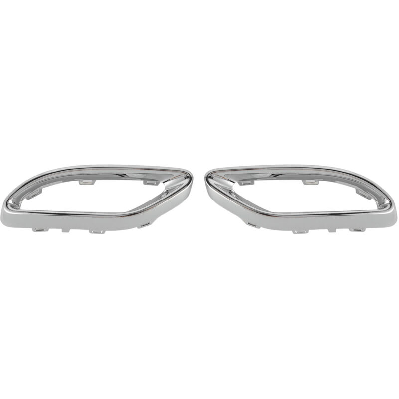 SUNXURY Auspuffblende, glänzend verchromt, Ersatz für Mercedes-Benz A B C E GLC CLS-Klasse W177 W247 W205 W213 X253 C257