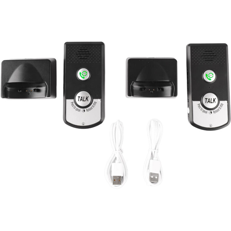 SUNXURY Drahtlose Gegensprechanlage, Türklingel, Zweiwege-Sprach-Gegensprechanlage für ältere Patienten im Krankenhaus, Krankenschwester