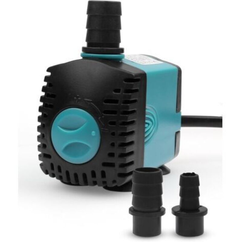 Mini-Aquariumpumpe (450 l/h, 6 W), Wasserpumpe, Teichpumpe, Tauchpumpe, Springbrunnenpumpe, 0,8 m
