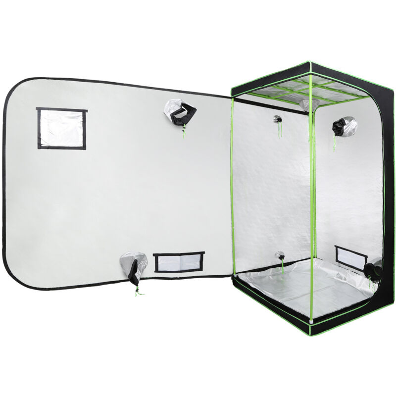 Growzelt Growbox Gewächshaus Indoor Pflanzenzelt 120x60x180CM - Swanew
