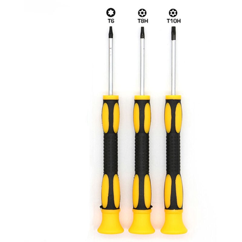 T6 T8H T10H Torx-Schraubendreher mit Sicherheitsloch für Xbox One 360 PS3 PS4 Controller-Reparatur-Tool-Kit mit Spudger