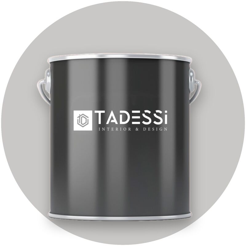 Tadessi Wandfarbe Grau - Perlgrau - Hochwertige Dispersionsfarbe - Intensive Farbkraft - 1 Liter