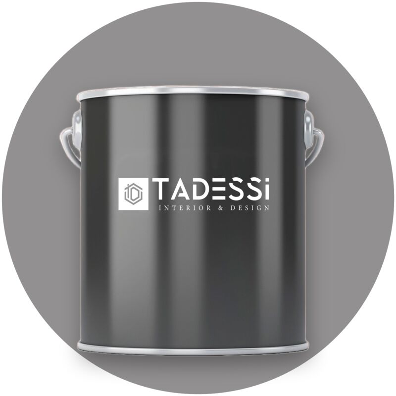 TADESSI Wall Select Wandfarbe Grau - Dunkelgrau - abwaschbare Innenfarbe matt - Dispersionsfarbe - Geruchsarm und Lösemittelfrei
