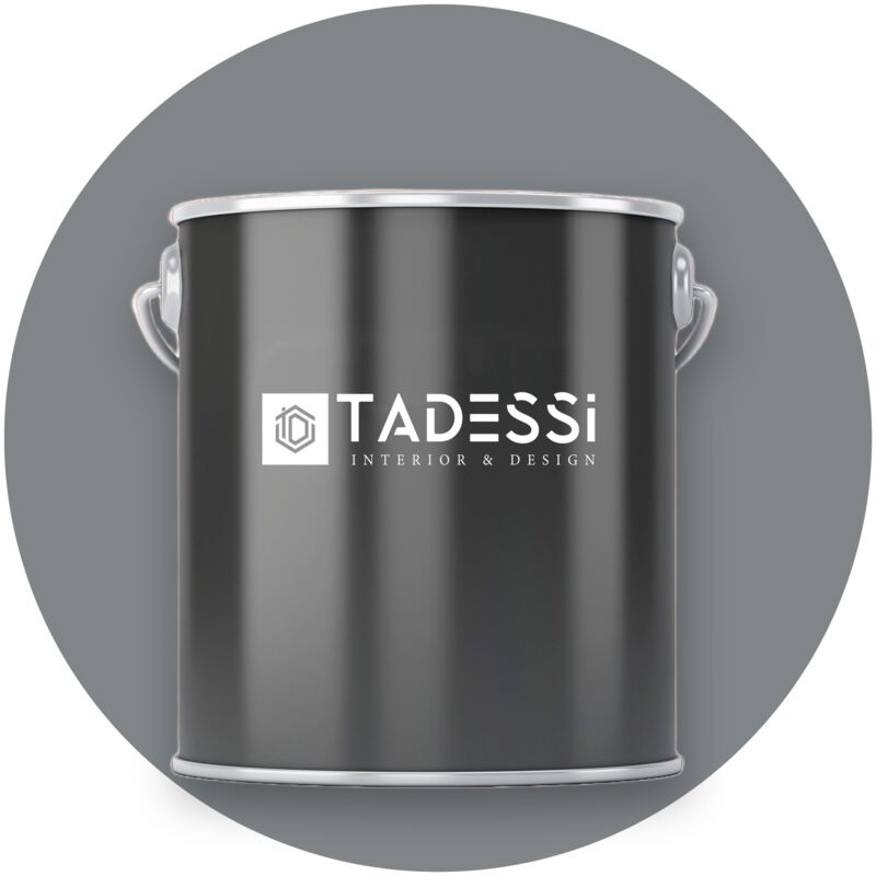 TADESSI Wall Select Wandfarbe Grau - Blaugrau - abwaschbare Innenfarbe matt - Dispersionsfarbe - Geruchsarm und Lösemittelfrei