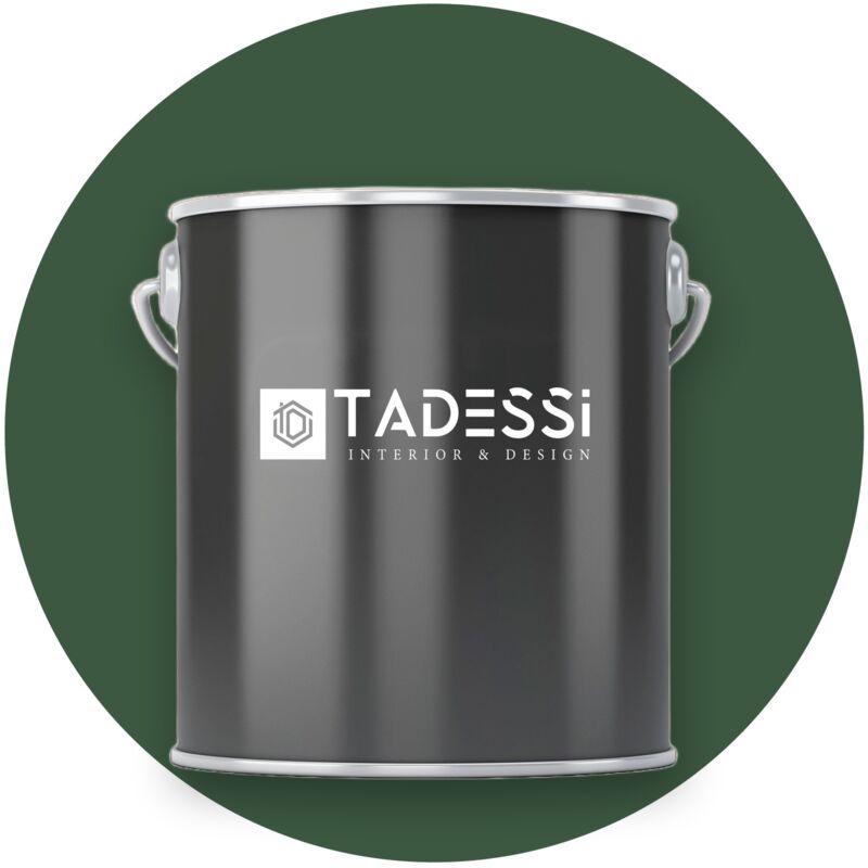 TADESSI Wall Select Wandfarbe Grün - Tannengrün - abwaschbare Innenfarbe matt - Dispersionsfarbe - Geruchsarm und Lösemittelfrei