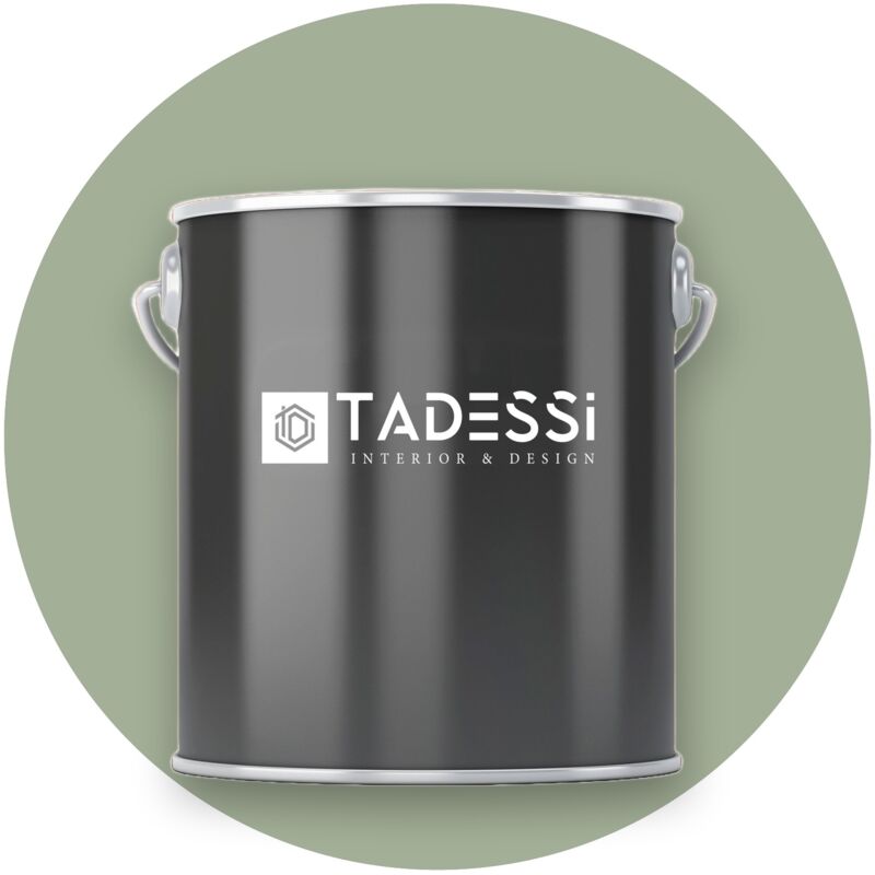 TADESSI Wall Select Wandfarbe Grün - Salbeigrün - abwaschbare Innenfarbe matt - Dispersionsfarbe - Geruchsarm und Lösemittelfrei