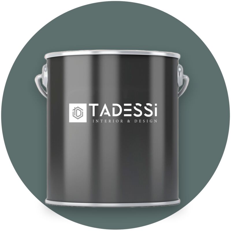 TADESSI Wall Select Wandfarbe Grün - Smaragd - abwaschbare Innenfarbe matt - Dispersionsfarbe - Geruchsarm und Lösemittelfrei