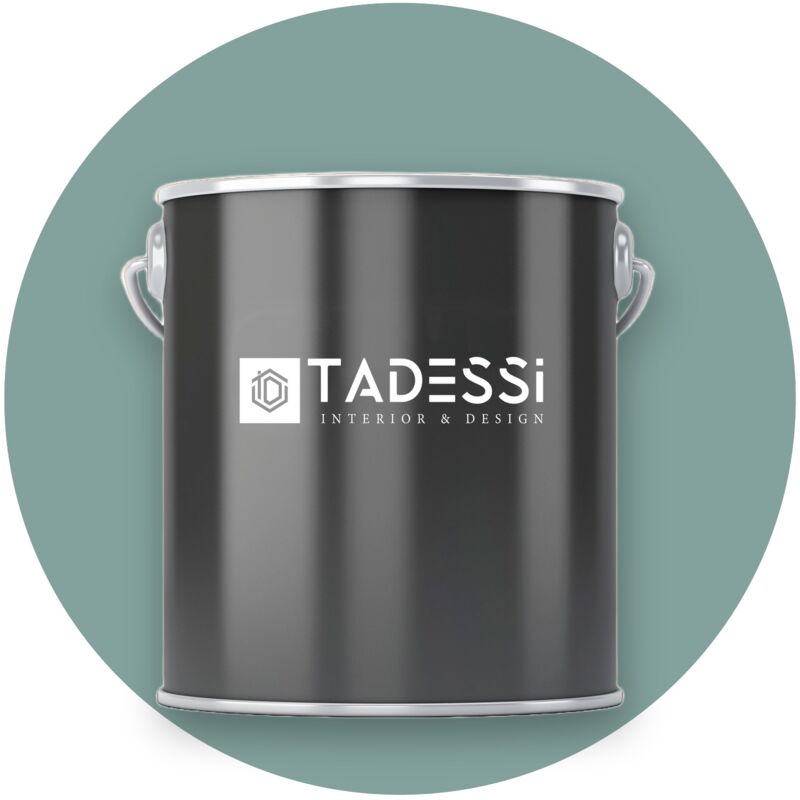 TADESSI Wall Select Wandfarbe Grün - Seegrün - abwaschbare Innenfarbe matt - Dispersionsfarbe - Geruchsarm und Lösemittelfrei