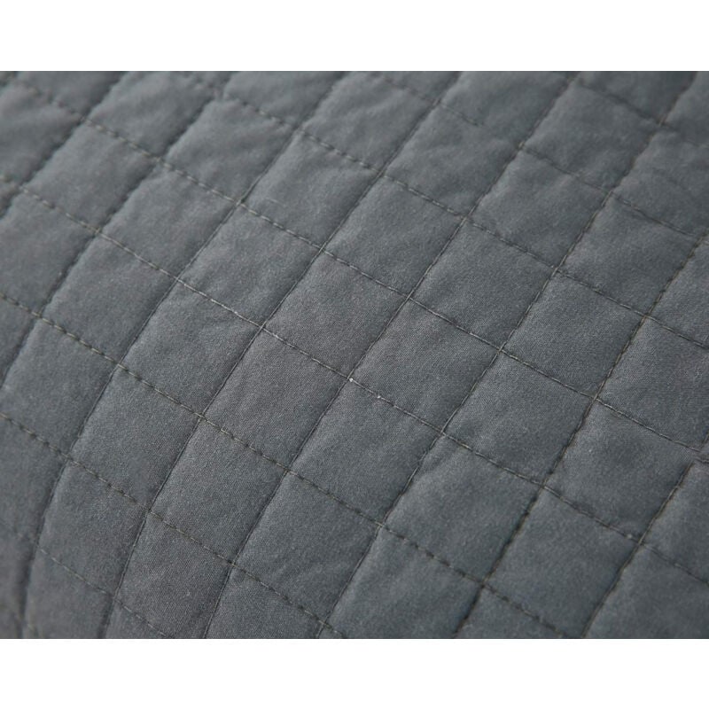 Tagesdecke Steppdecke Grau 240 x 260cm - Woltu