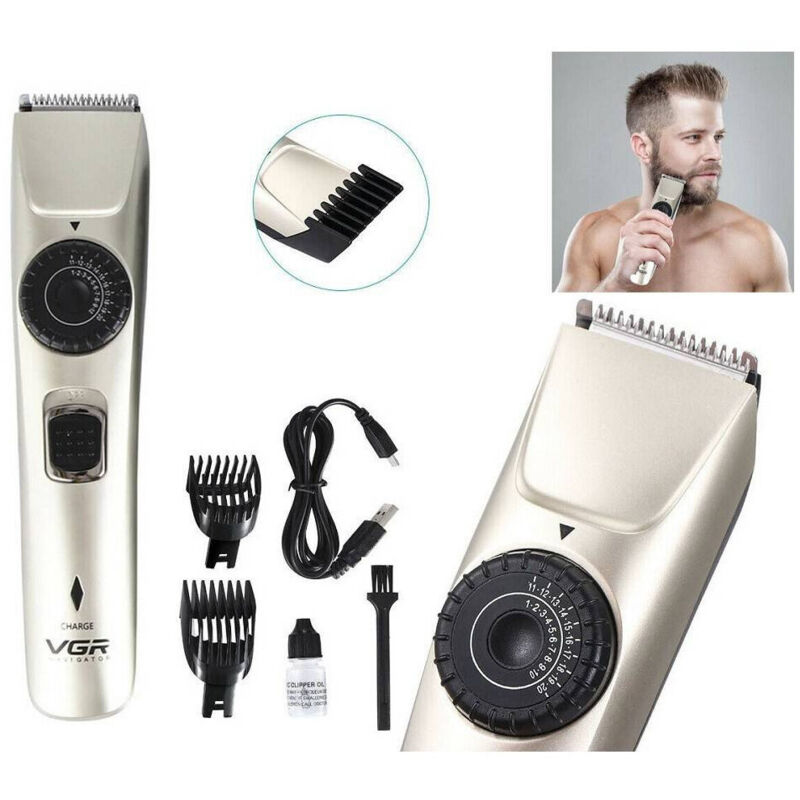 Trade Shop - haarschneider haarschneider rasierer bartschneider wiederaufladbar vgr V-031 -
