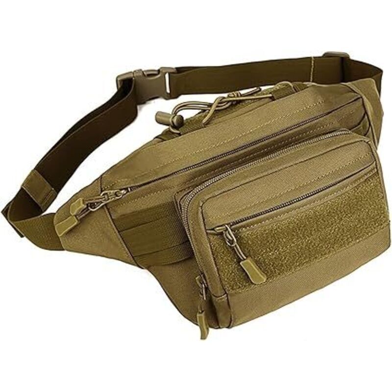 Taktische Gürteltasche aus Militärnylon für Damen und Herren, multifunktionale Tasche zum Klettern, Laufen, Wandern, Jagen, Radfahren, für Sport,