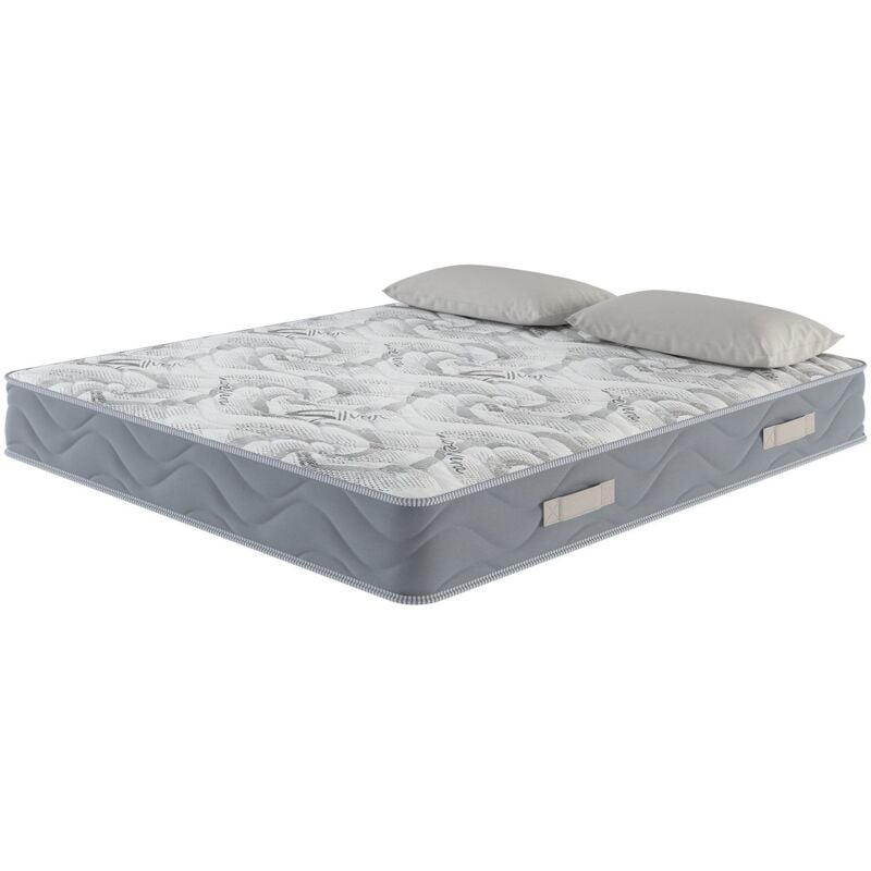 Talamo Italia - Dmora - Doppelmatratze Dcortes, Memory Foam Trioform-Matratze, ergonomische Matratze, milbenhemmende und hypoallergene Matratze, 100