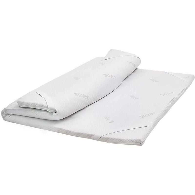 Taurus Double Topper, Matratze zur Verbesserung der Körperhaltung, Topper aus Memory Foam, hypoallergen und atmungsaktiv, 100 % Made in Italy, cm
