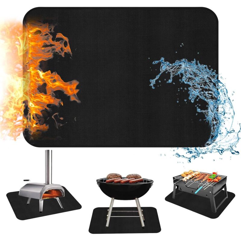 Hitzebeständige Tischschutzmatten 15 × 18 Zoll für Arbeitsplatten und Tische, feuerfeste Matte für Outdoor-Grill, tragbarer Holzkohlegrill, Gasgrill