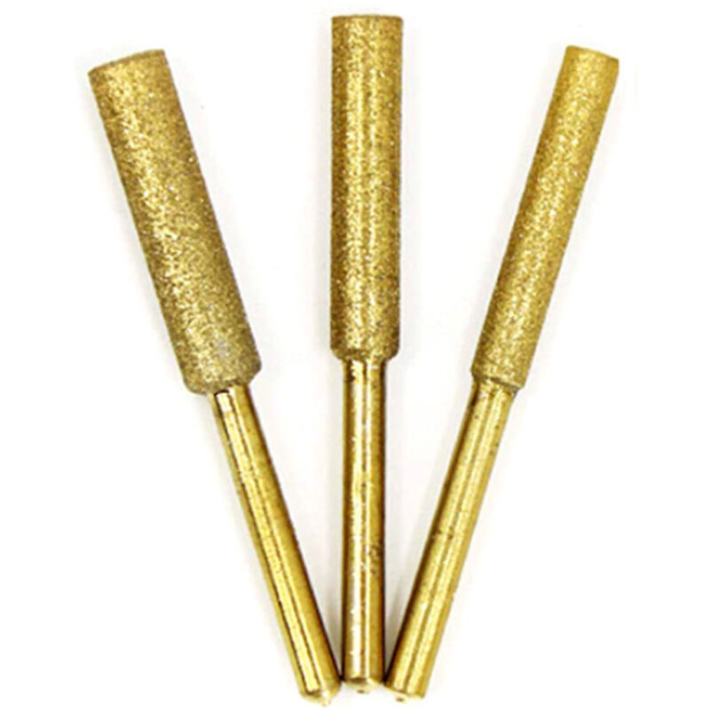 TARSHYRY 8-teiliges Set diamantbeschichteter Kettensägen-Bits, hochhart, für elektrische Kettensägen (4 mm)