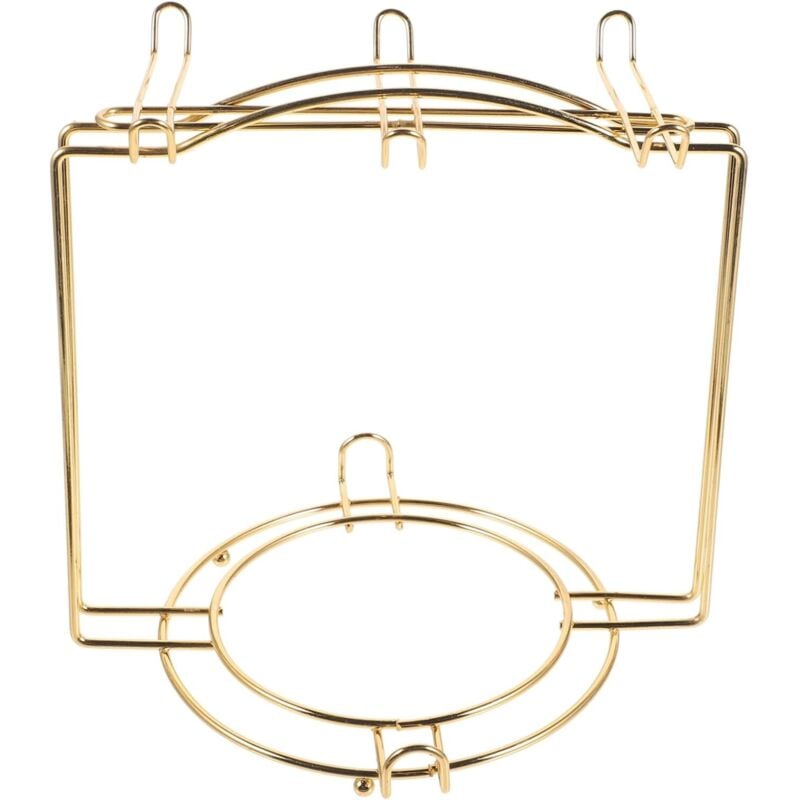 Tassen- und Teller-Organizer aus Edelstahl, elegantes vertikales Aufbewahrungsregal für Tassen und Teller für Küche und Büro