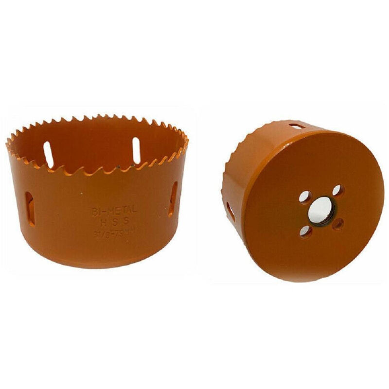Trade Shop Traesio - Trade Shop - Lochbohrer zum Bohren in Holz und Metall, Sägebohrer, 79 mm, 3,10 Zoll -