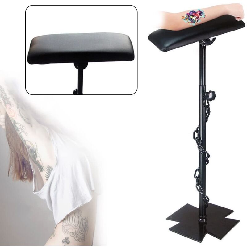 Tattoo Armlehne, Tattoo Armauflage, Verstellbare Höhe 68-100cm Professioneller Ergonomischer Es Kann in Tattoo-Studios, Schönheitssalons,