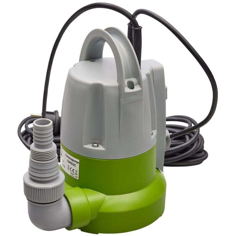 CHM - Tauchpumpe flachsaugend Entwässerungspumpe 250 Watt Flachsaugpumpe, Poolpumpe