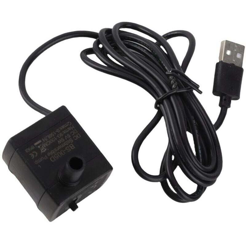 Tauchpumpe, ultraleise Katzenbrunnenpumpe, Aquariumpumpe für Aquarien, Teiche, Springbrunnen, Hydrokultur