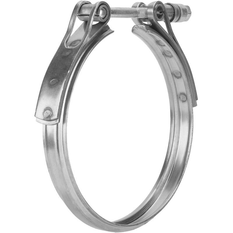 Tbest Turbolader V-Band-Klemme 186917 Hochleistungs-Edelstahl-Auspuffersatz für HX52 HX55 Turbolader 109114 Mm43-45 Zoll.
