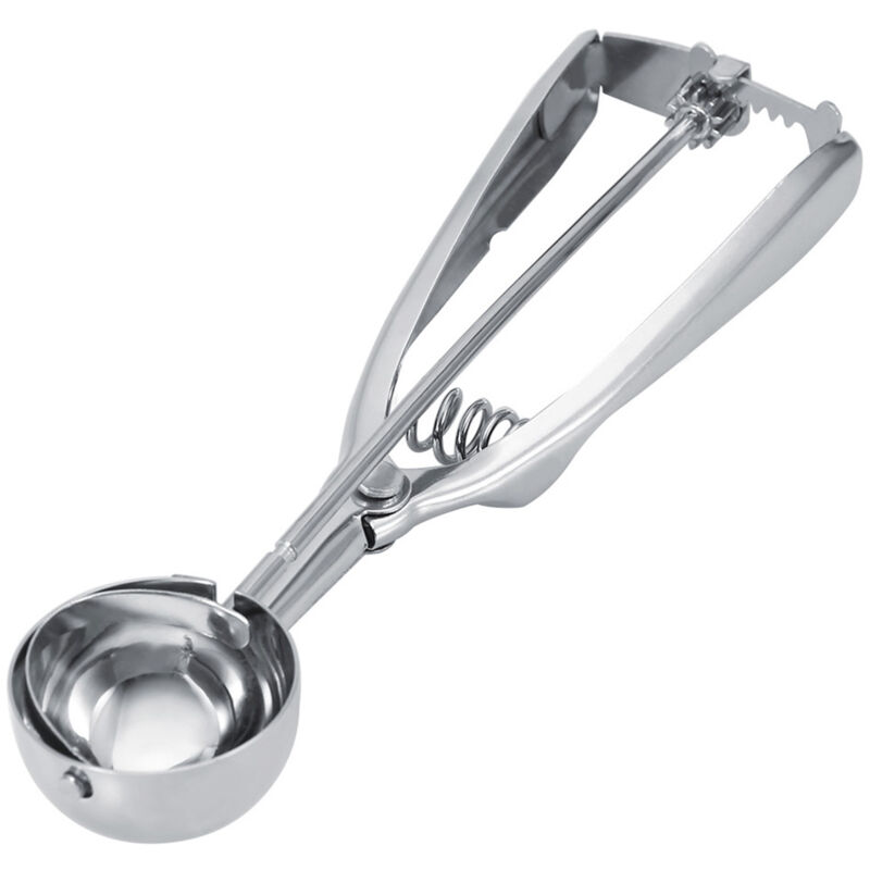 Tbest WMF Edelstahl-Eiskugelportionierer, kleiner Eiskugelportionierer 4 cm, 4 cm Auslösegriff, Edelstahl-Eiskugelportionierer (4 cm),
