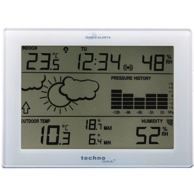 Technoline - Techno Line Mobile Alerts ma 10410 Mobile Alerts ma 10410 Funk-Wetterstation Anzahl Sensoren max. 1
