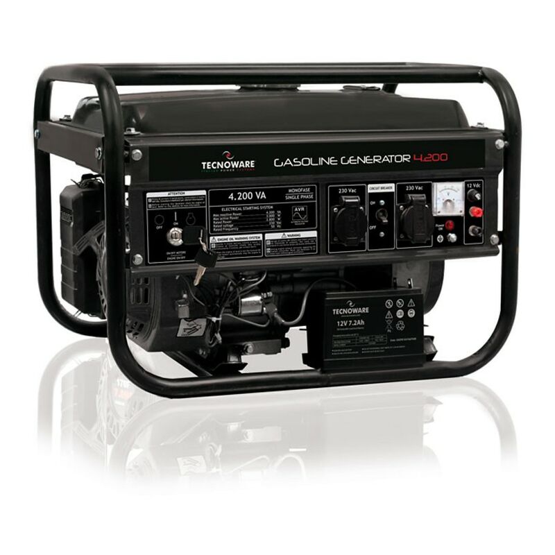 Tecnoware 4200VA Einphasen-Benzin-Stromerzeuger FGE4200E