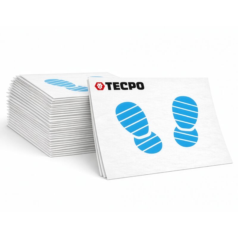 TECPO 500x Einweg Fußmatten 500x380 mm Fußraummatten Fußraumschoner Teppichschoner