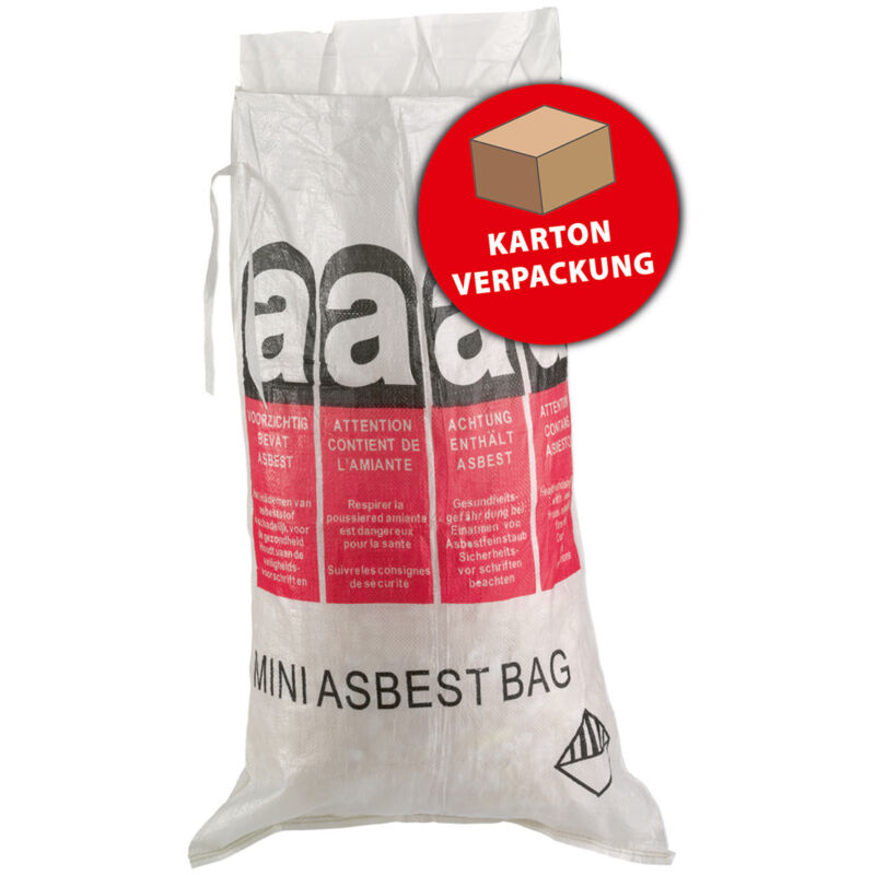Karton-mini-asbestbag 70 x 110 cm unbeschichtet, PE-Inliner Tector 8472-10