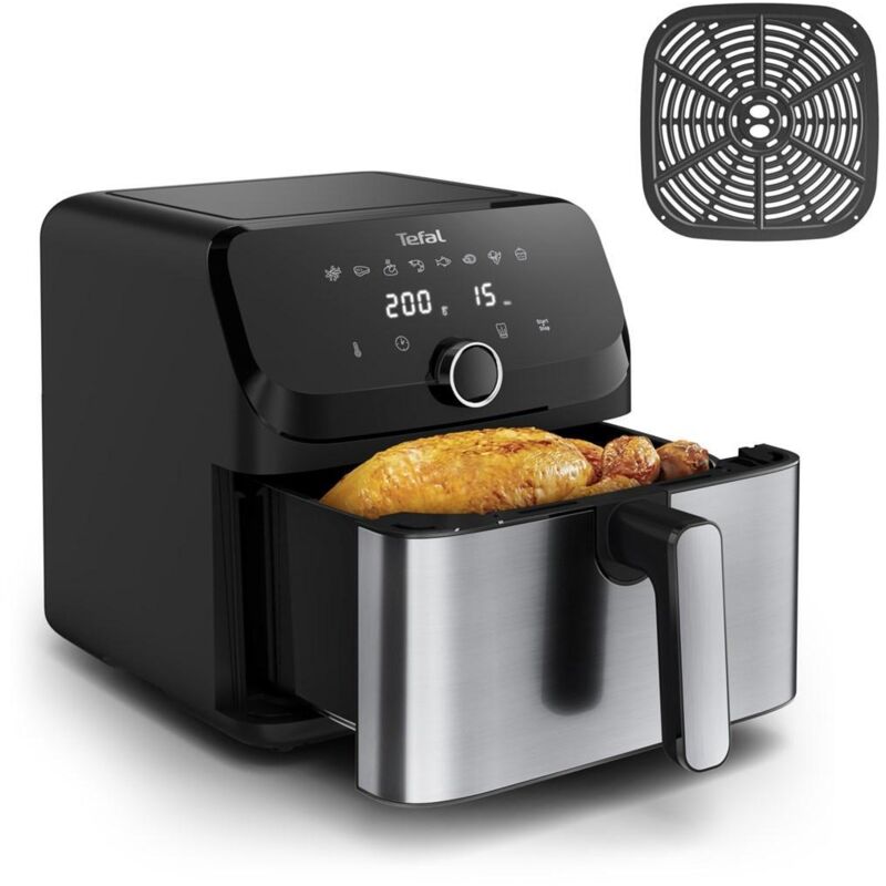 Tefal EY855D10 Luftfritteuse 7,5 L Schwarz Edelstahl