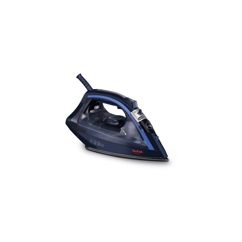 Tefal Virtuo FV 1713 Bügeleisen Trocken & Dampfbügeleisen 2000 W Blau