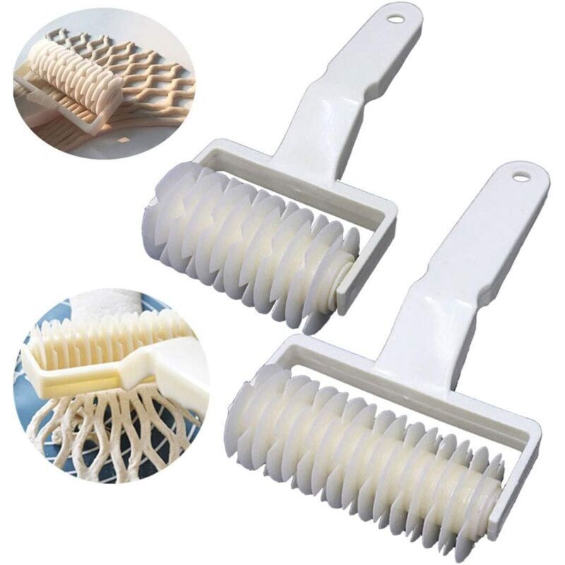 Teigrädchen in Rautenform, Gitter-Pizza-Nudelholz, Kreatives Nudelholz für Brotteig, Teigrädchen für Kekse und Kuchen, Küchen- und Backwerkzeug,