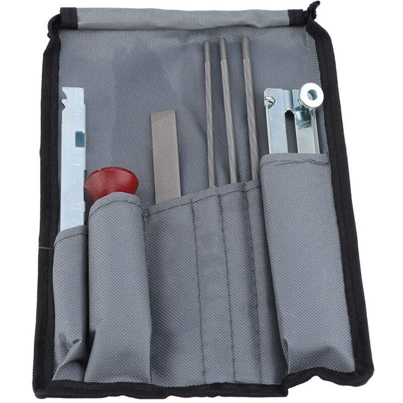 Zoternen - teile/satz Kettensäge Dateien Tiefenmesser Kettensäge Schärfwerkzeug Kit Holzgriff Tiefenmesser Führungswerkzeug