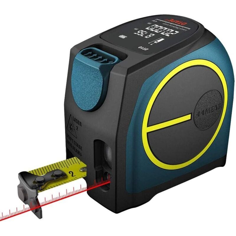 Digitaler Laser-Entfernungsmesser mit LCD-Hintergrundbeleuchtung, Laser-Maßband zum Messen genauer Entfernungen