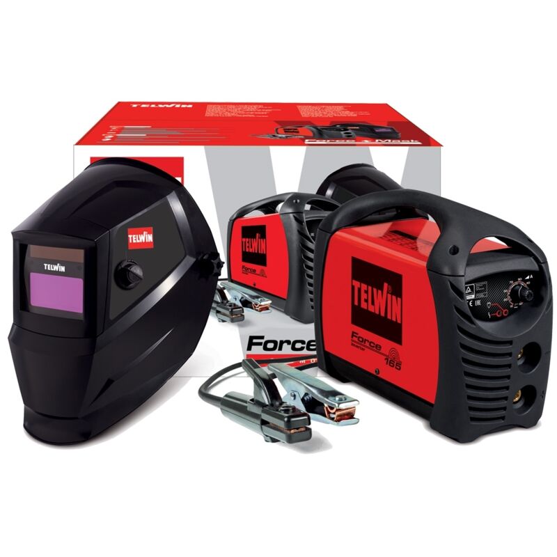 Inverter-Schweißgerät Force 165 - 230 v - Zubehör + Schweißhaube - 230 v Telwin 815863